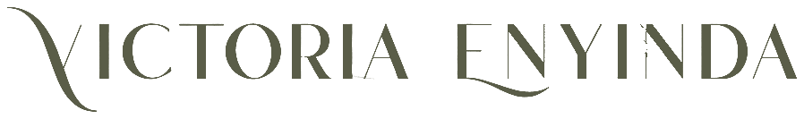 Wordmark in olive on nude